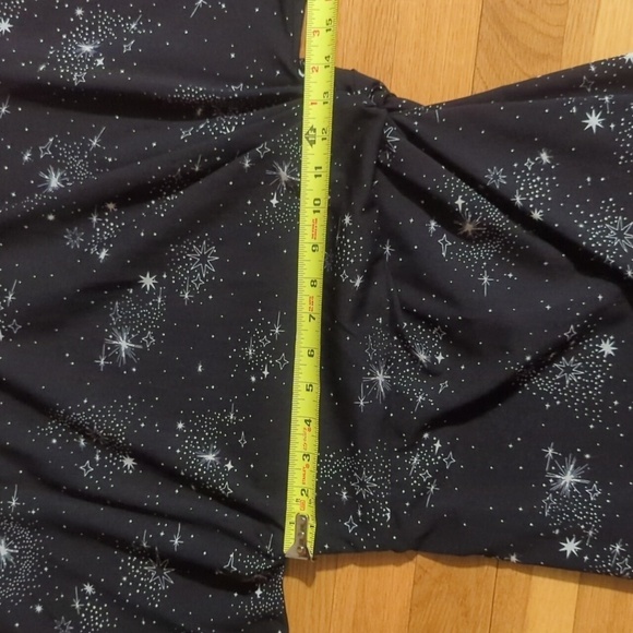 Topshop Kimono style galaxy top size 2 black + white - Picture 6 of 9